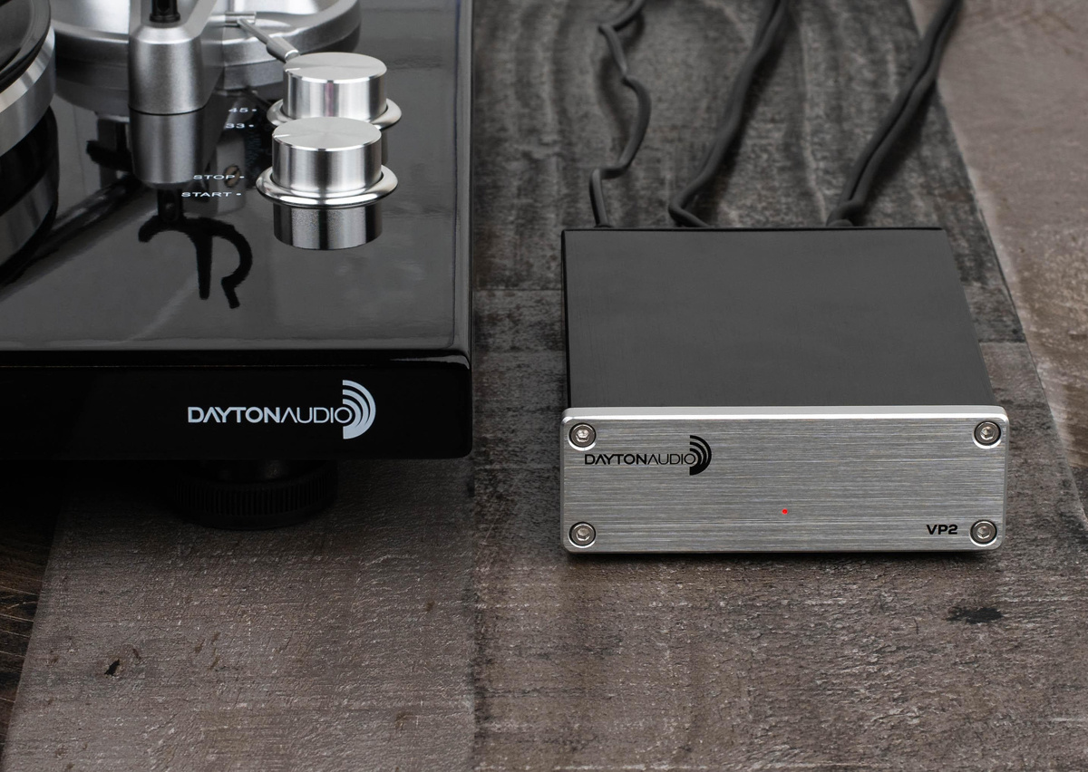 Dayton Audio VP2, RIAA-trinn for vinylspiller