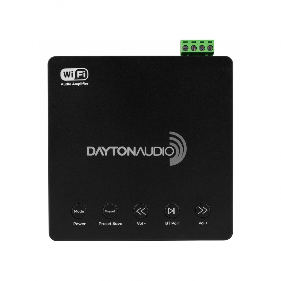 Dayton Audio WB40A kompakt stereoforsterker med nettverk & Bluetooth