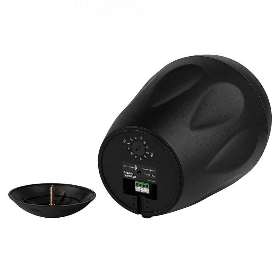 Dayton Audio WP65BT utendørshøyttalere med støtte for 70/100V, svart par
