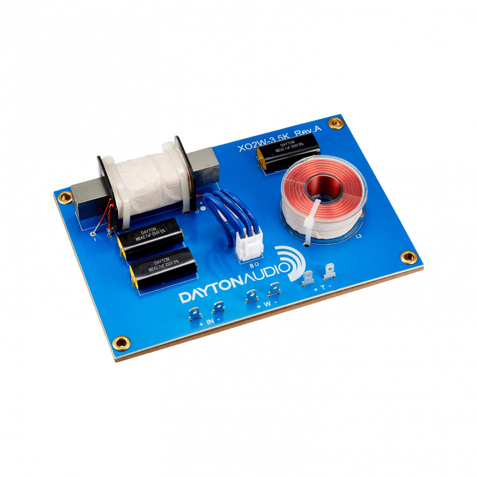 Dayton Audio XO2W-3.5K, delefilter 2-veis