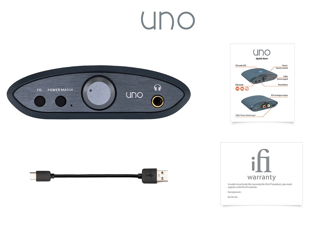 iFi Audio Uno hodetelefonforsterker med USB DAC