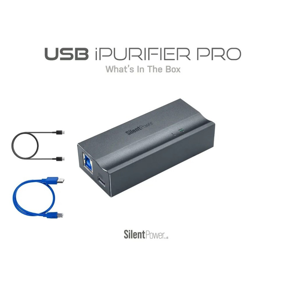 Silent Power USB iPurifier Pro, digitalt USB-filter med IsoGround-teknologi
