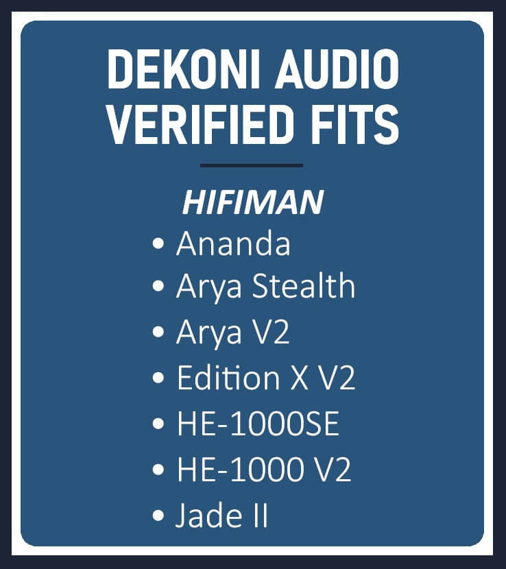 Dekoni Hifiman Arya Elite Sheepskin øreputer, saueskinn