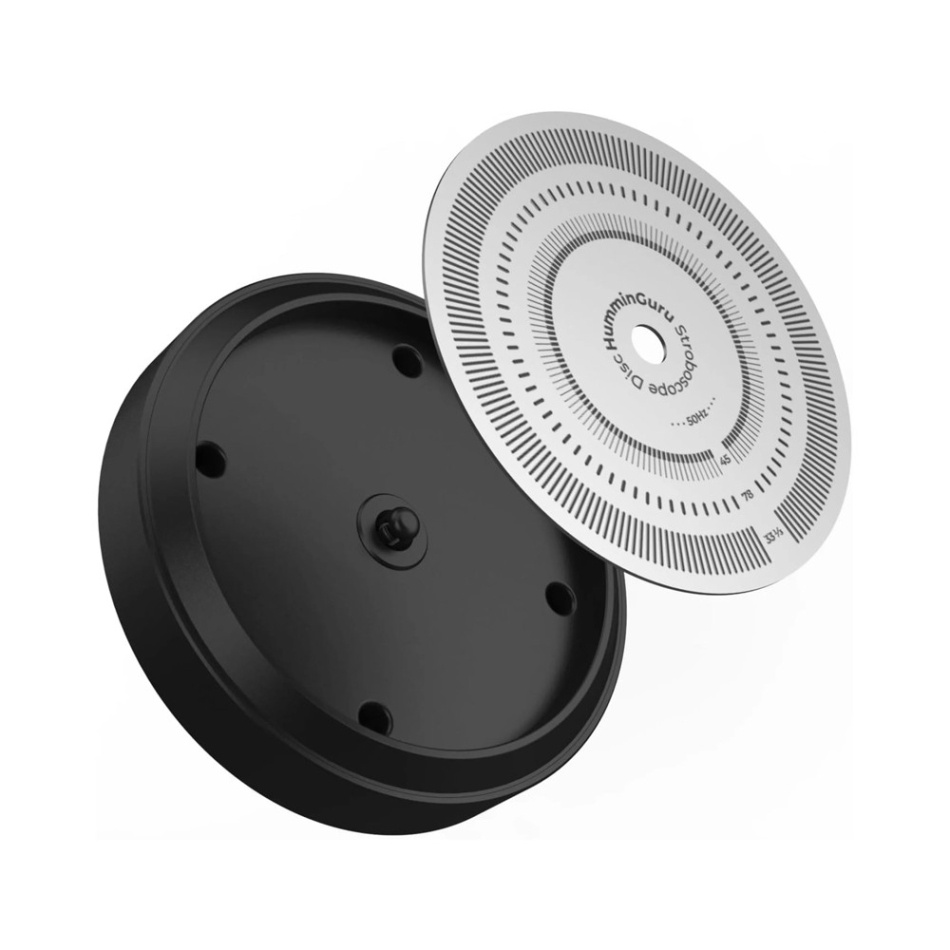 HumminGuru LUMI Record Stabilizer, platepuck med lys og hastighetstest