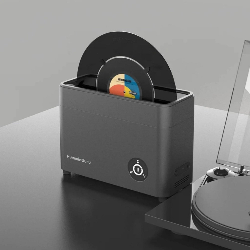 HumminGuru Ultrasonic skivevasker for vinylspillere