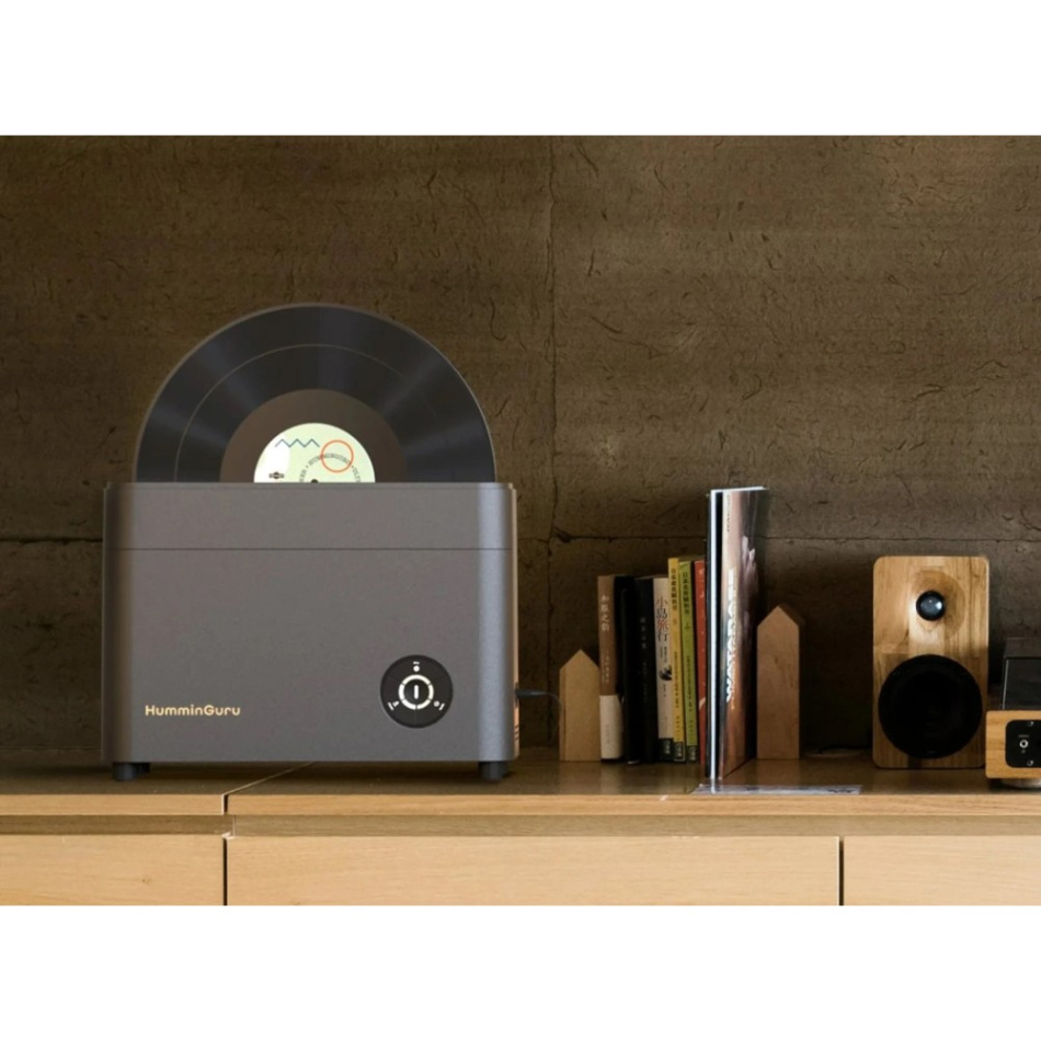 HumminGuru Ultrasonic skivevasker for vinylspillere