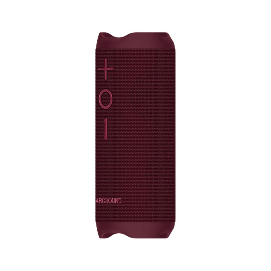 Arcsound EDGE bærbar Bluetooth-høyttaler med IPX6-klassifisering, Ruby Red
