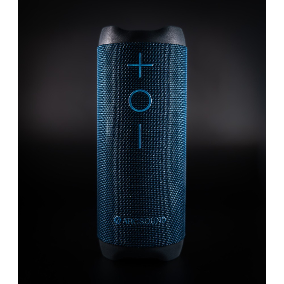 Arcsound EDGE bærbar Bluetooth-høyttaler med IPX6-klassifisering, Sapphire Blue