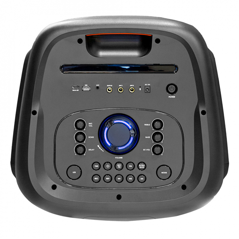 Arcsound HAZE XXL bærbar partyhøyttaler med Bluetooth & mikrofon