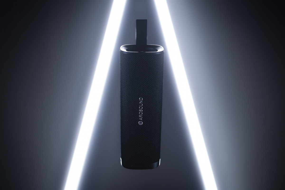 Arcsound NOVA bærbar Bluetooth-høyttaler med IPX6-klassifisering, svart