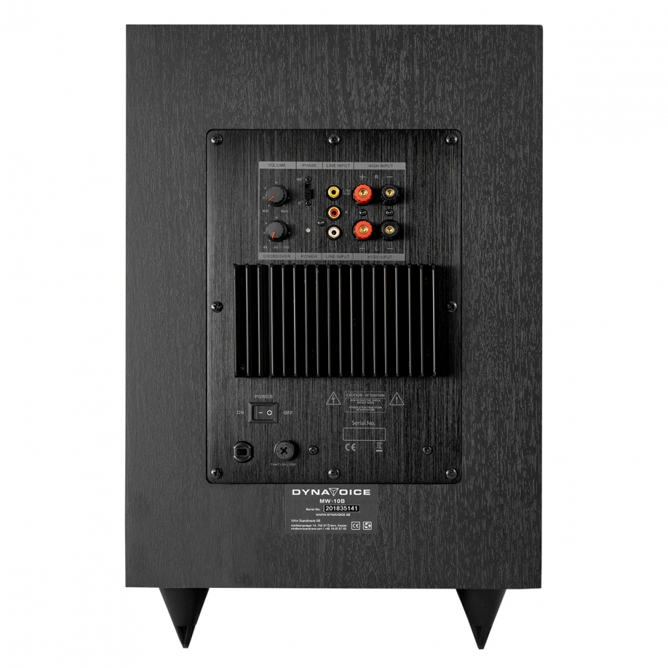 Dynavoice Magic MW10 aktiv subwoofer, svart
