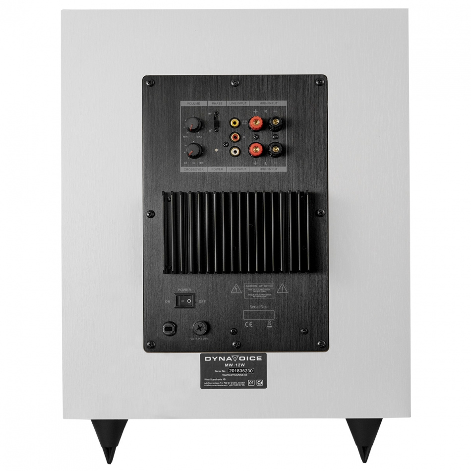 Dynavoice Magic MW12 aktiv subwoofer, hvit