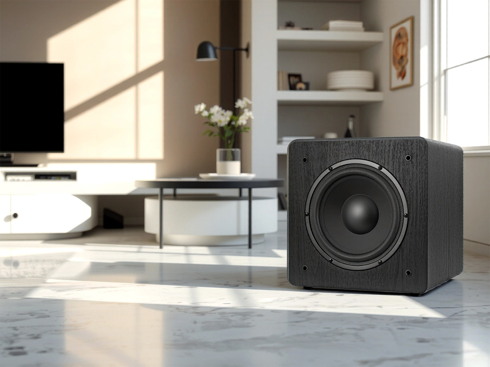Dynavoice Challenger Sub 8 aktiv subwoofer, svart