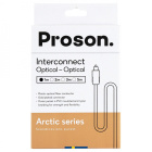 Proson Arctic Optical, optisk lydkabel Toslink Proson Arctic Optical, optisk lydkabel Toslink