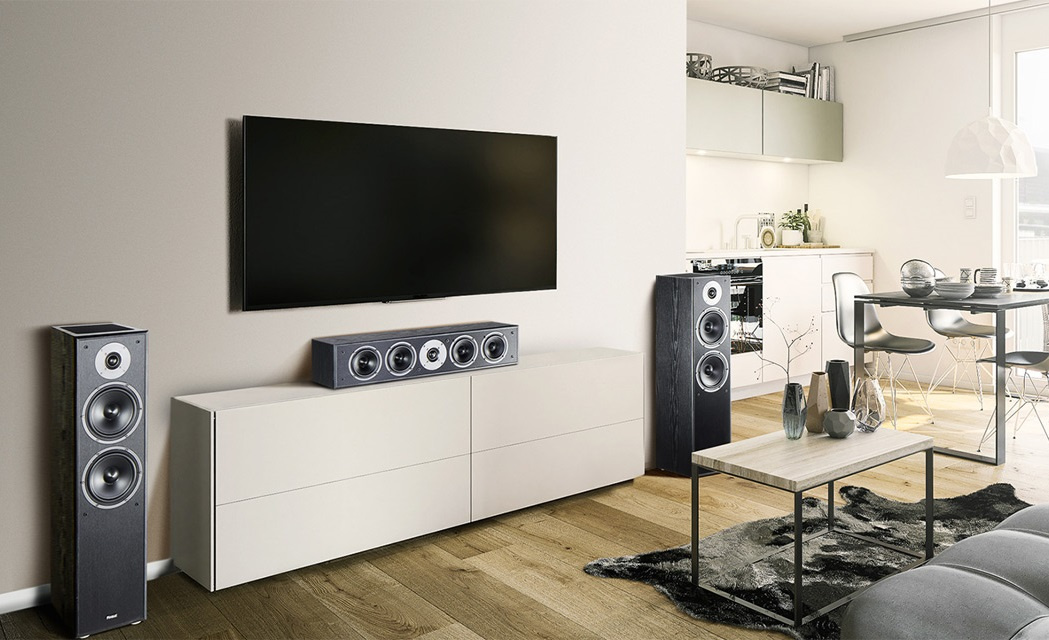 Magnat Monitor S80 ATM gulvhøyttalere med Dolby Atmos, svart par