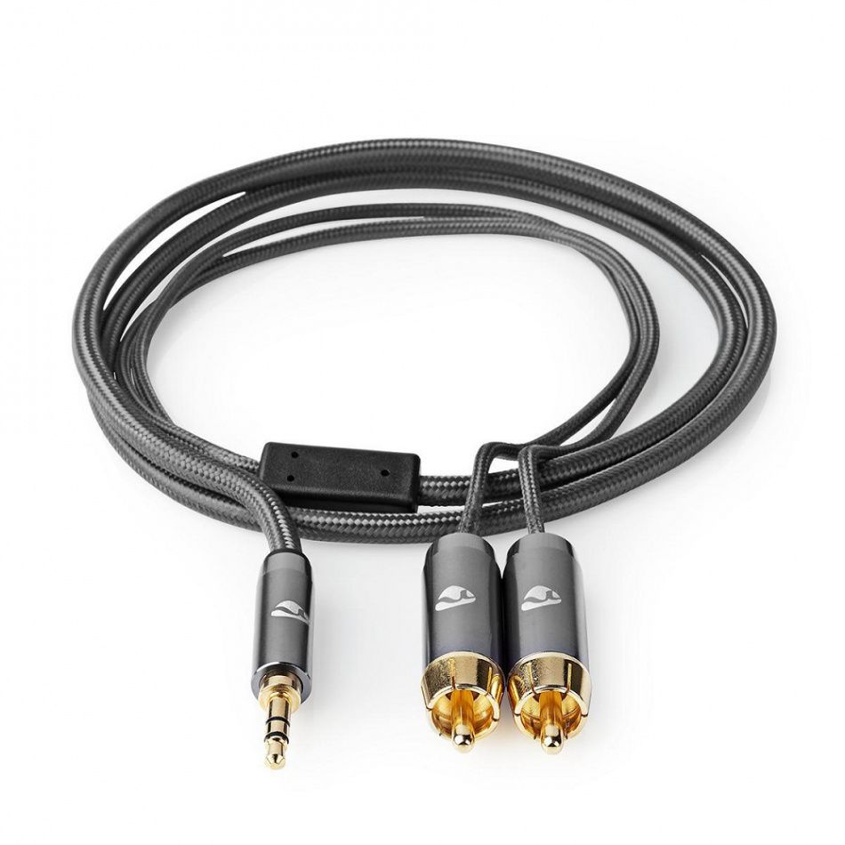 Nedis Profigold CAT-B22200 3,5 mm-2RCA lydkabel
