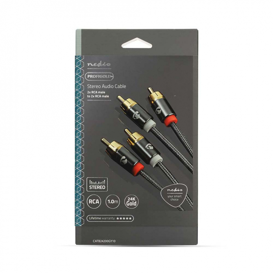 Nedis CAT-B24000 RCA-lydkabel