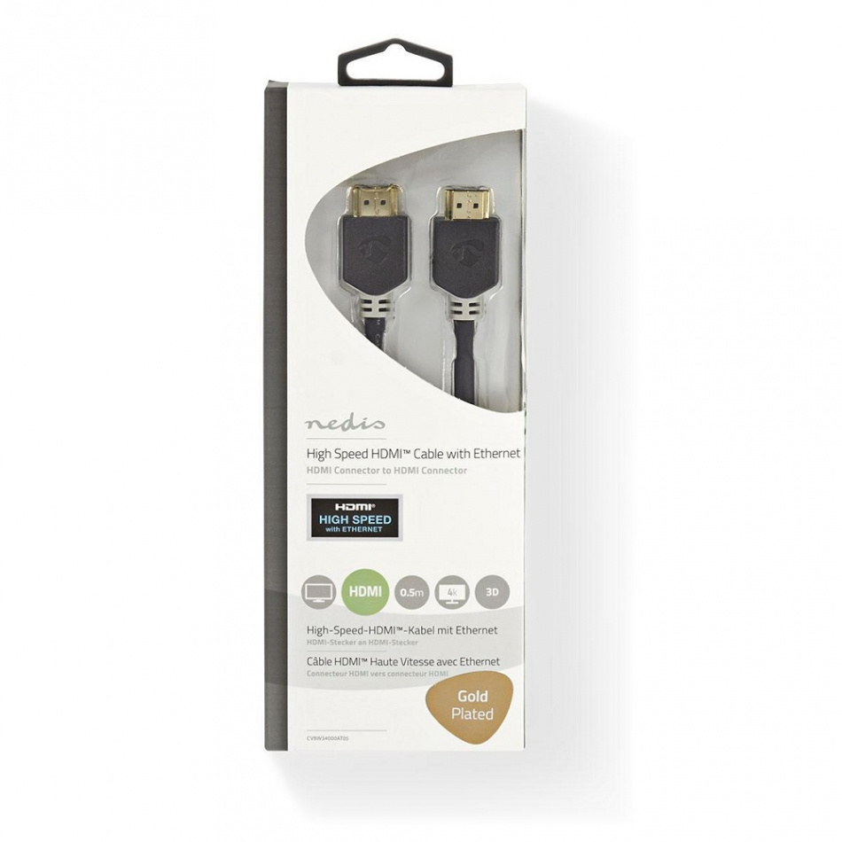 Nedis CVBW34000AT HDMI-kabel med Ethernet