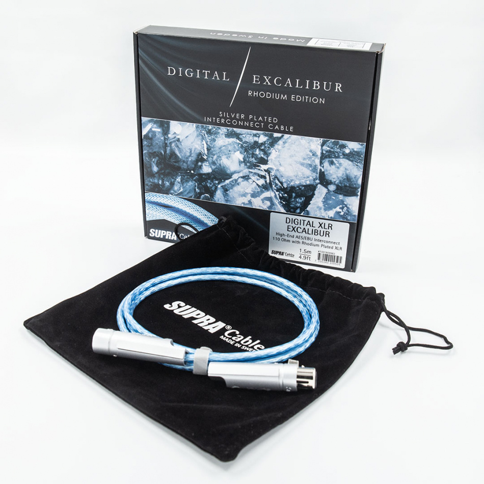 Supra Digital Excalibur AES/EBU 110 Ohm XLR lydkabel