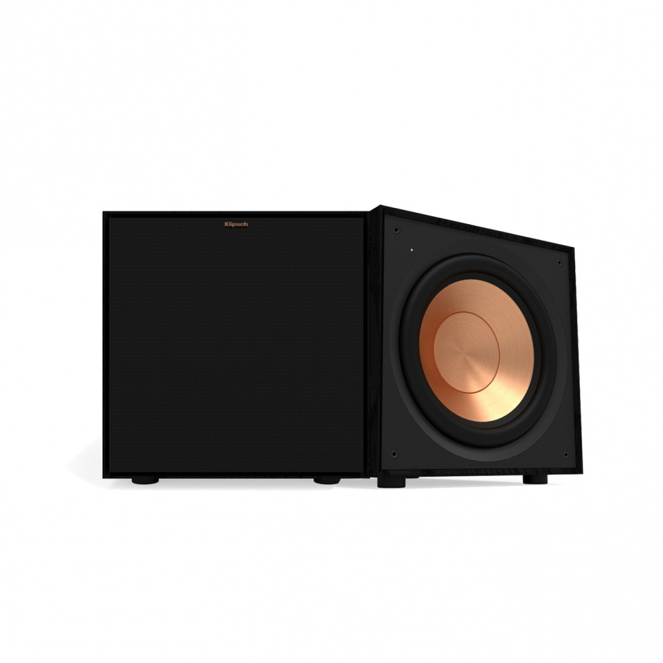 Klipsch R-101SW aktive subwoofere, 2-pakning Dobbelt så bra