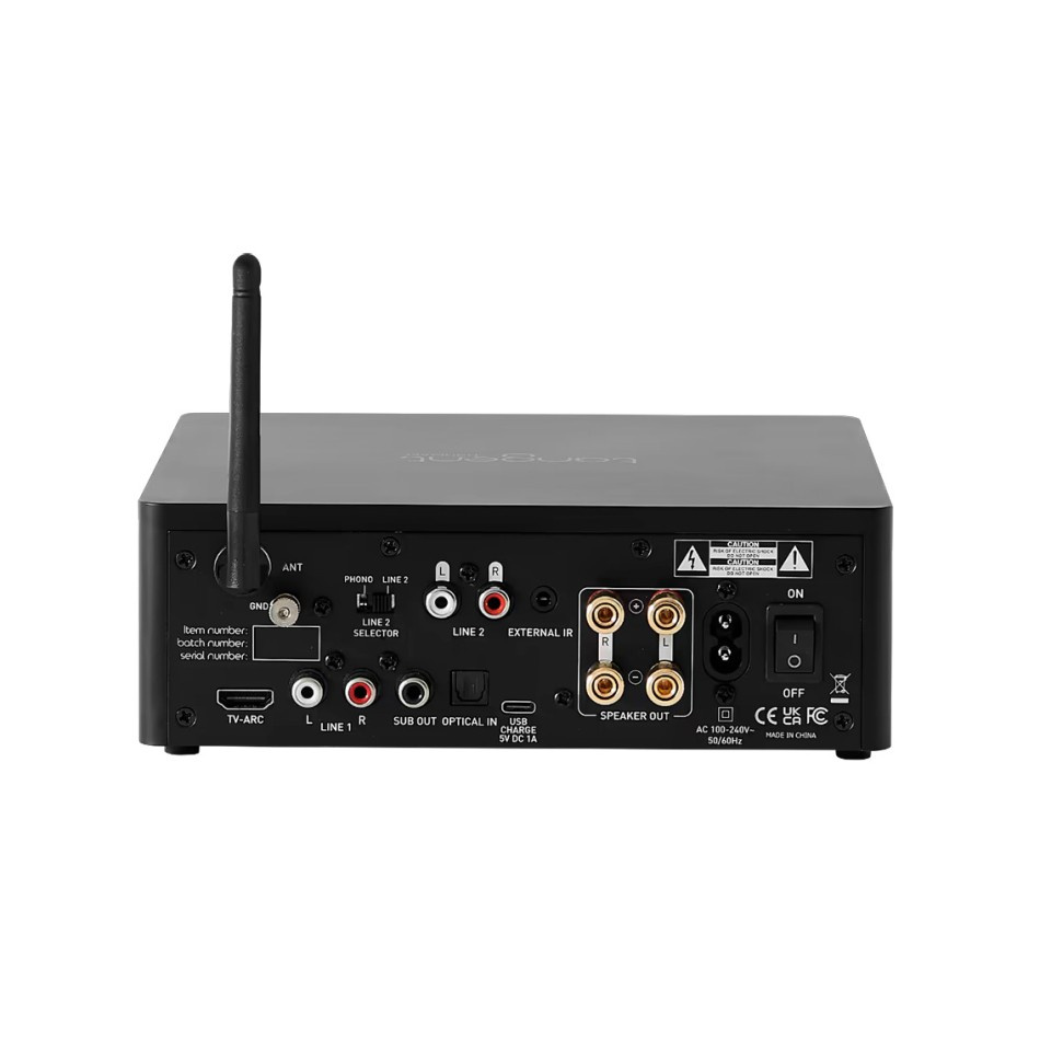 Tangent Ampster BT III & Yamaha NS-AW294 hvite utendørshøyttalere stereopakke