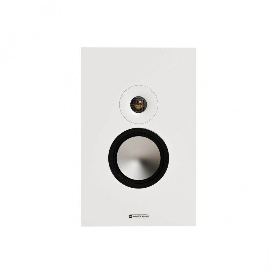 Dayton Audio HTA100 & Monitor Audio Bronze On-Wall 7G hvite stereopakke