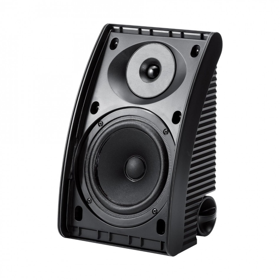 Fosi Audio BT20A Max med SC4B & 2 par Yamaha NS-AW392 svarte utendørshøyttalere
