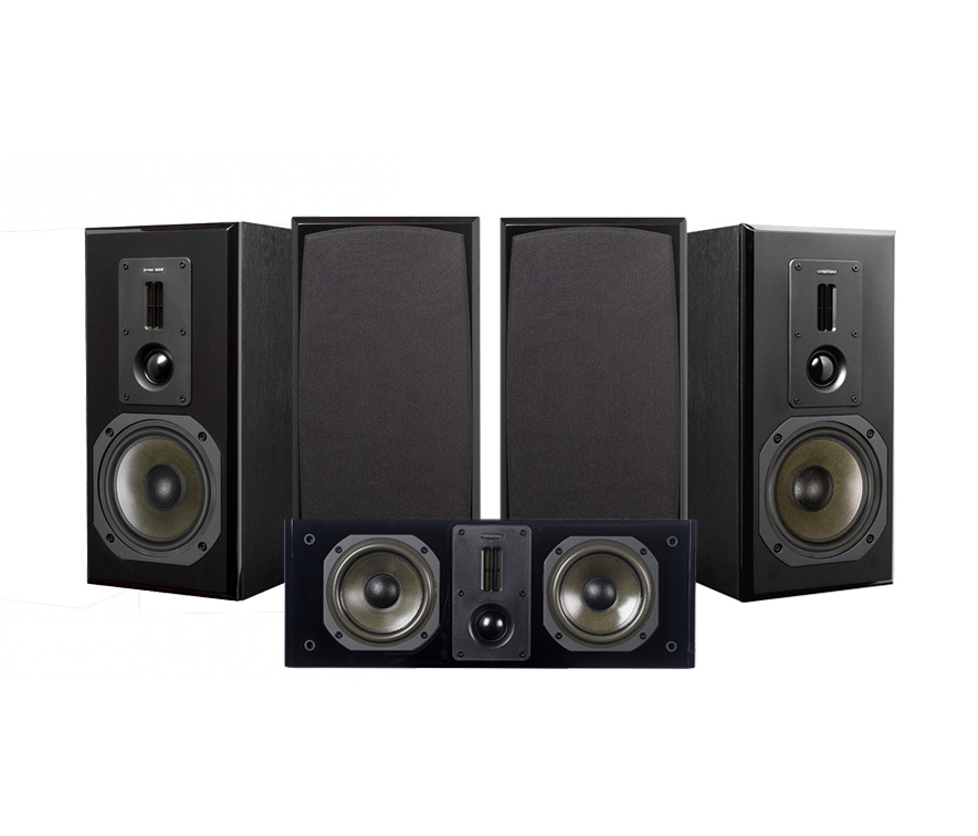 Dynavoice Definition DM-6 MKII høyttalerpakke hjemmekino 5.0 svart