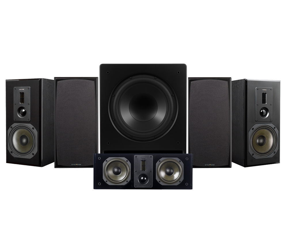 Dynavoice Definition DM-6 MKII høyttalerpakke hjemmekino 5.1 svart