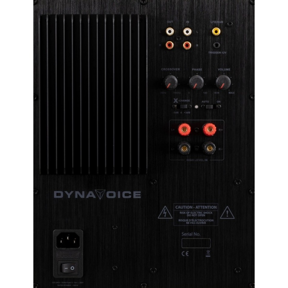Dynavoice Definition DM-6 MKII med CSB-V12 høyttalerpakke stereo 2.1 svart