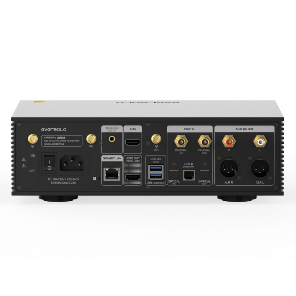 Eversolo DMP-A6 Gen 2 & AMP-F2 stereopakke streaming