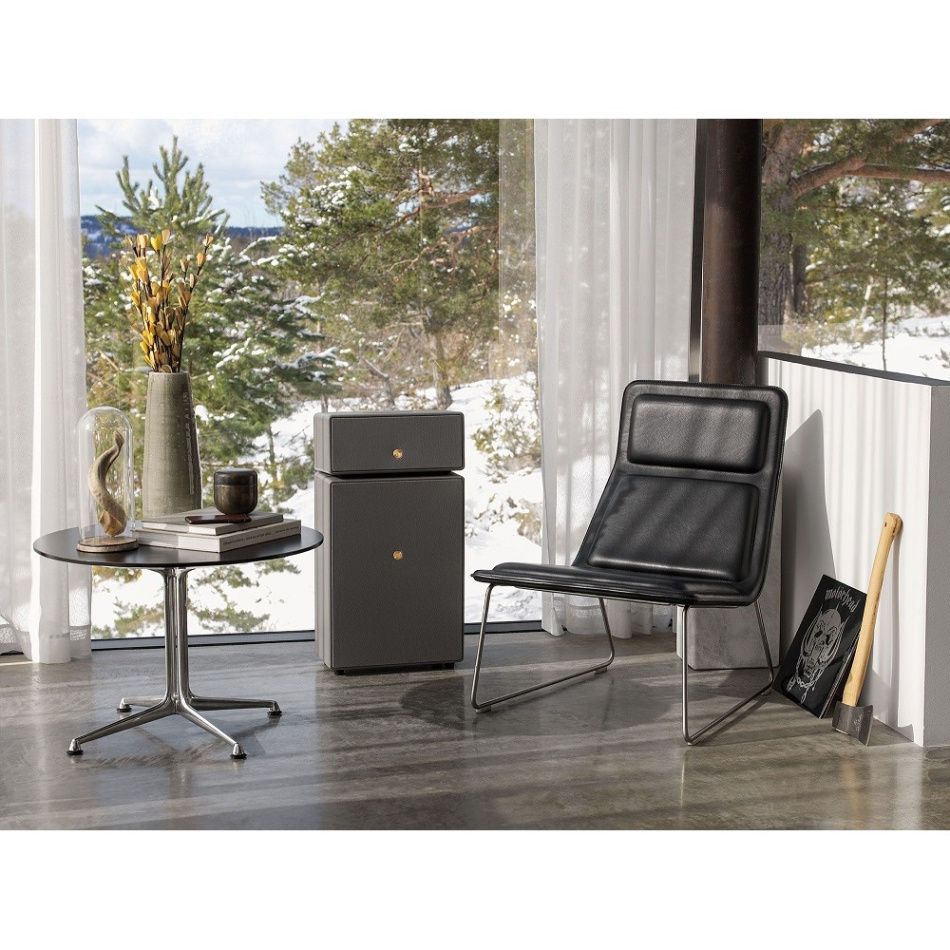 Audio Pro Drumfire II W, WiFi-høyttaler med Chromecast & AirPlay 2 grå, 2-PACK