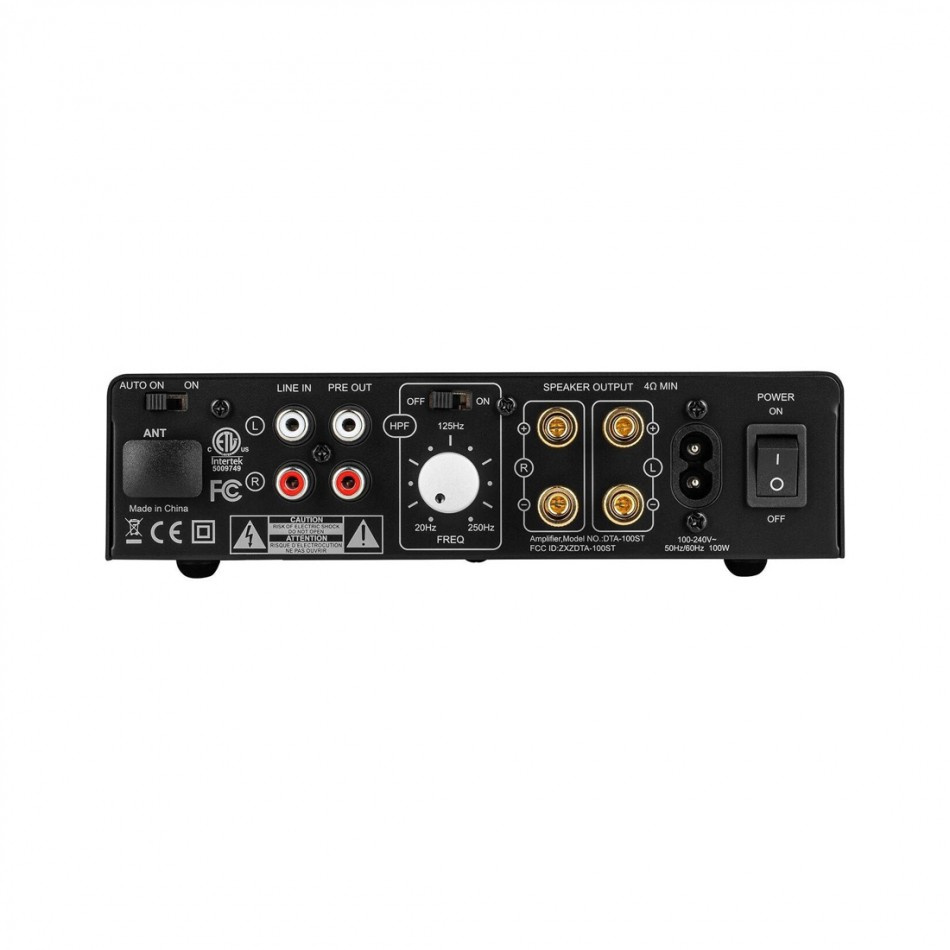 Dayton Audio DTA-100ST med SC4B & 2 par System One IC620 innbyggingshøyttalere