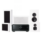 Yamaha RX-V4A & DLS Flatbox Midi hjemmekinopakke 5.0 Hvit Yamaha RX-V4A & DLS Flatbox Midi hjemmekinopakke 5.0 Hvit