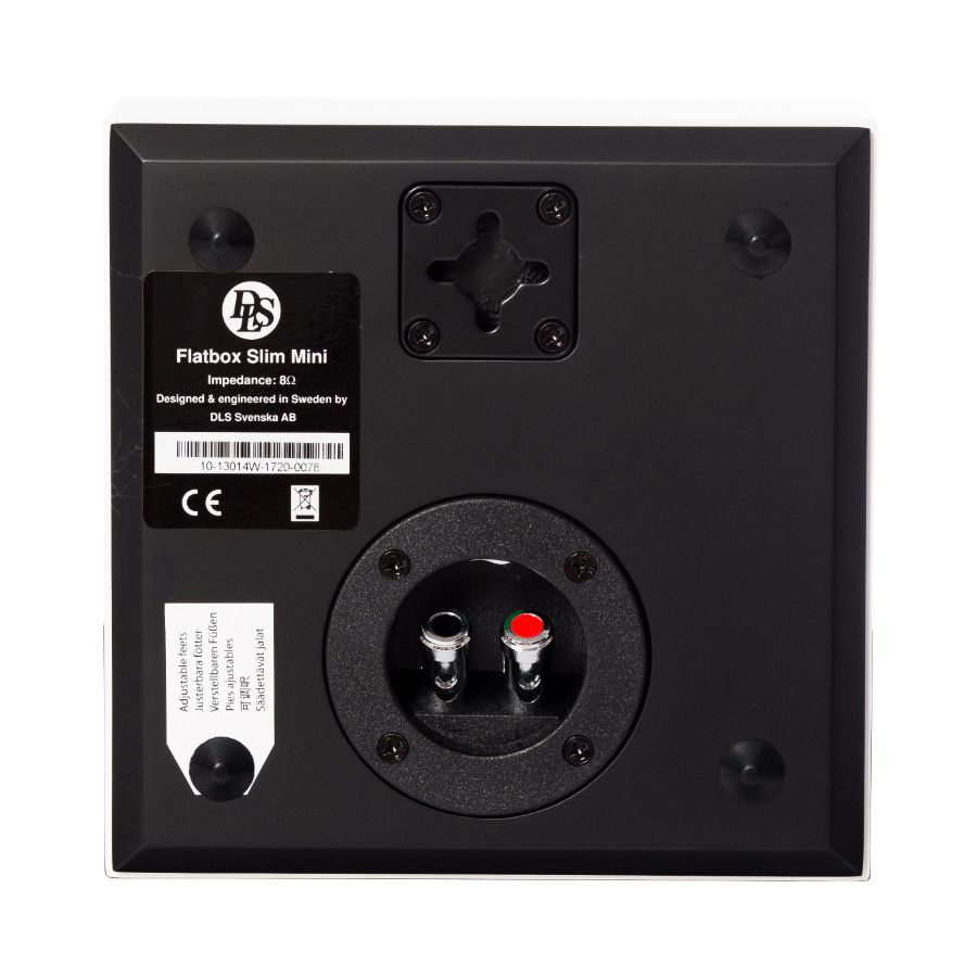 Yamaha RX-V4A & DLS Flatbox Mini On-Wall hjemmekinopakke 5.0 hvit