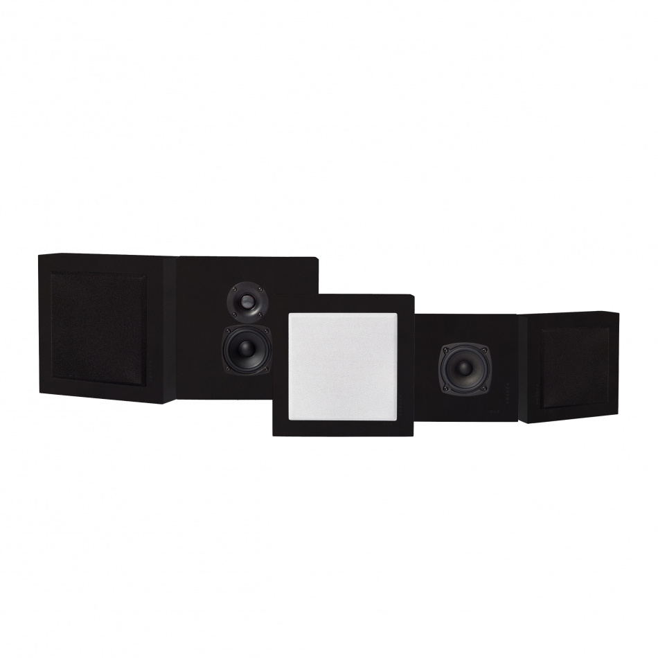 DLS Flatbox Mini høyttalerpakke hjemmekino 5.0 svart