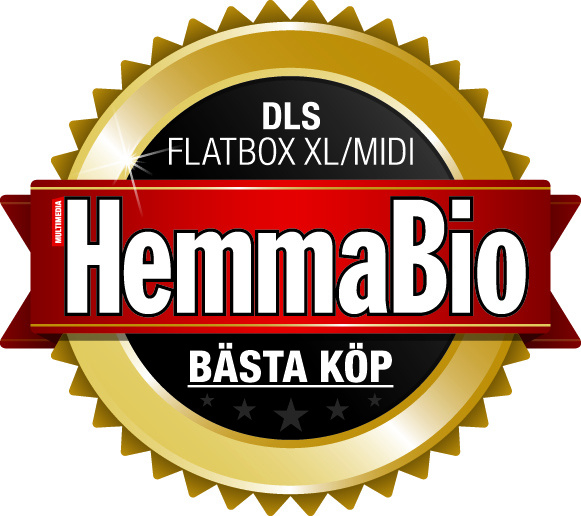 DLS Flatbox XXL høyttalerpakke hjemmekino 5.0 hvit