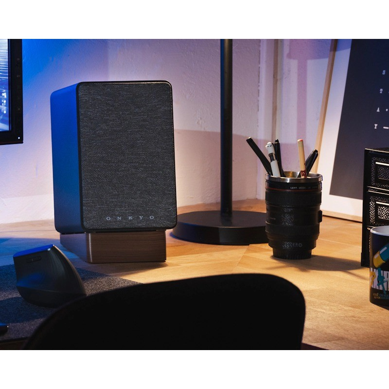 Onkyo GX-30ARC med Audio Pro SW-10 aktive stereohøyttalere 2.1, svart