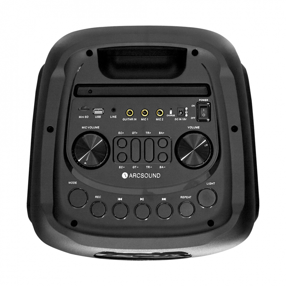 Arcsound HAZE (gen.2), bærbar partyhøyttaler med trådløs mikrofon & Bluetooth, 4-PACK