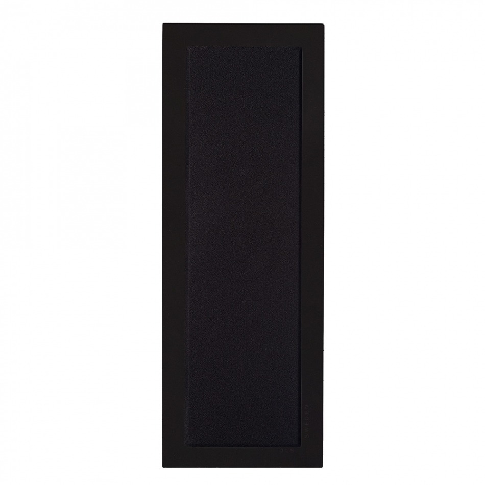 DLS Flatbox Slim Large vegghøyttaler, matt svart stereopar