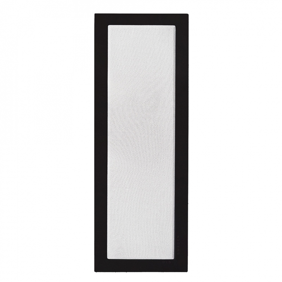 DLS Flatbox Slim Large vegghøyttaler, matt svart stereopar