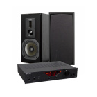 TAGA Harmony HTA-600B & Dynavoice DM-6 MKII svarte stereopakke stativhøyttalere TAGA Harmony HTA-600B & Dynavoice DM-6 MKII svarte stereopakke stativhøyttalere