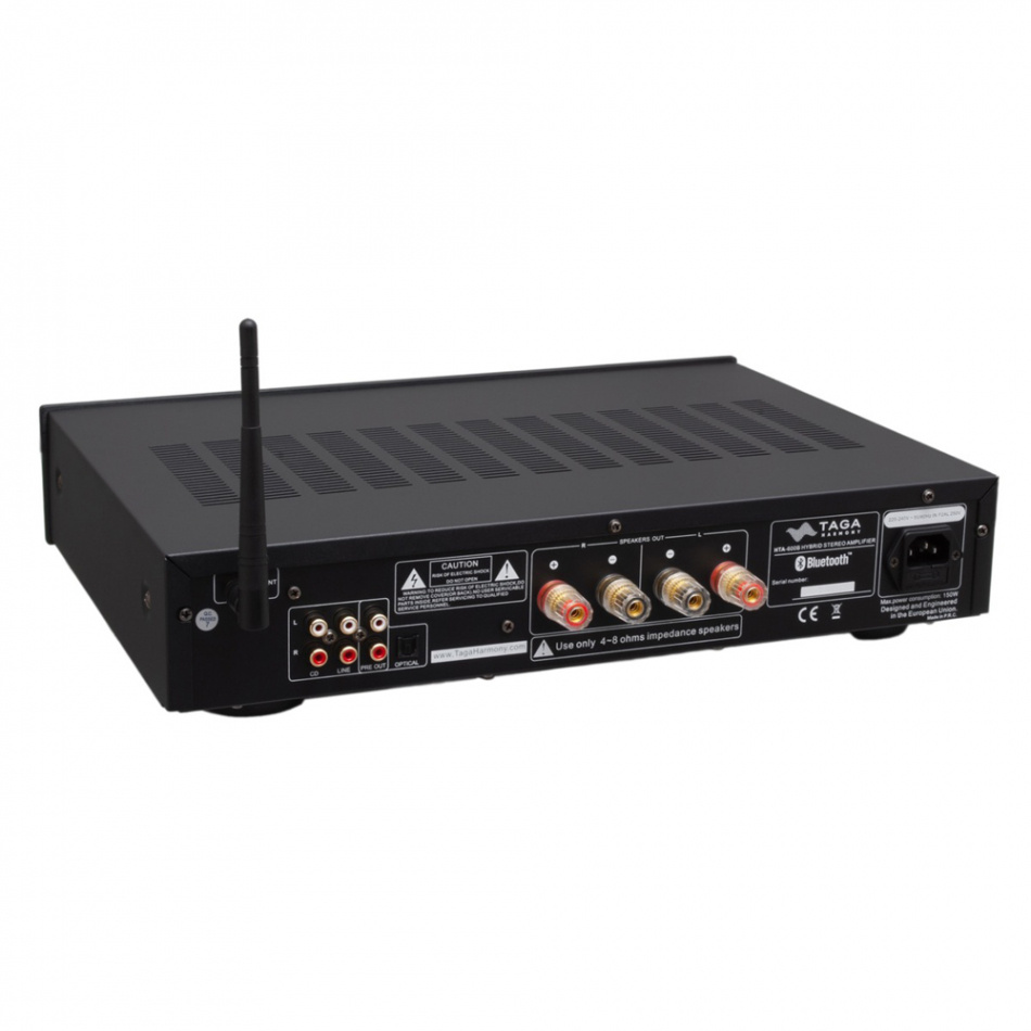 TAGA Harmony HTA-600B & Dynavoice DM-6 MKII svarte stereopakke stativhøyttalere