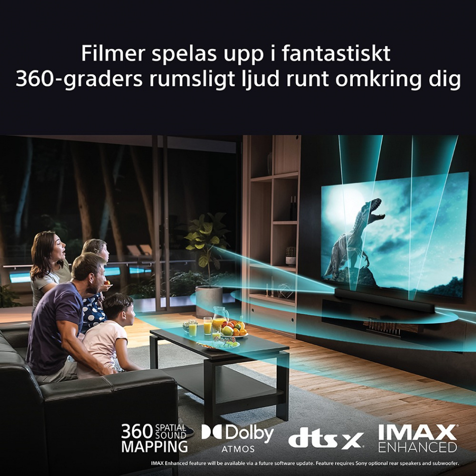 Sony BRAVIA Theatre Bar 9 lydplanke hjemmekinoanlegg Dolby Atmos