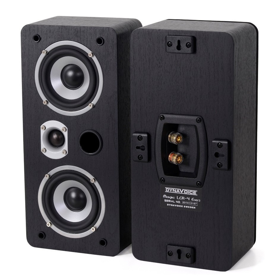 Arylic LA50 & Dynavoice Magic LCR-4 EX v3 Svarte Streamingpakke Stereo