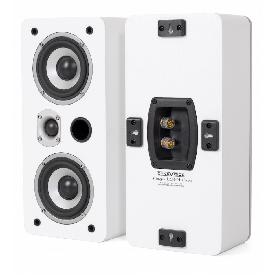 Arylic LA50 & Dynavoice Magic LCR-4 EX v3 Hvite Streamingpakke Stereo