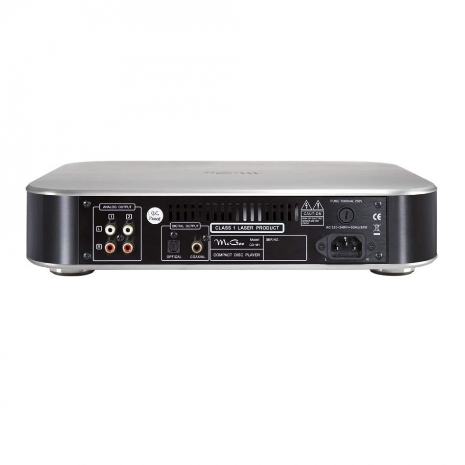 McGee Legend & CD-M1 Streamingpakke med forsterker & CD-spiller, sølv