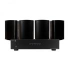 Dayton Audio MA1240a & 2 par DLS MB5i Svarte Utendørshøyttalere Dayton Audio MA1240a & 2 par DLS MB5i Svarte Utendørshøyttalere