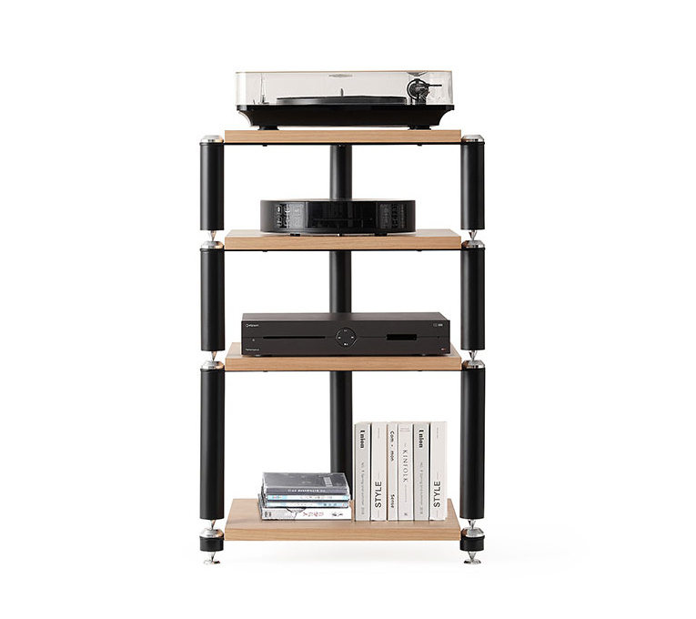 Norstone Copenhagen 4, komplett HiFi-rack eik