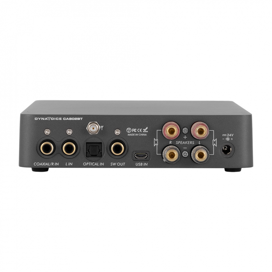 Dynavoice CA802BT & Yamaha NS-AW592 svarte utendørshøyttalere stereopakke